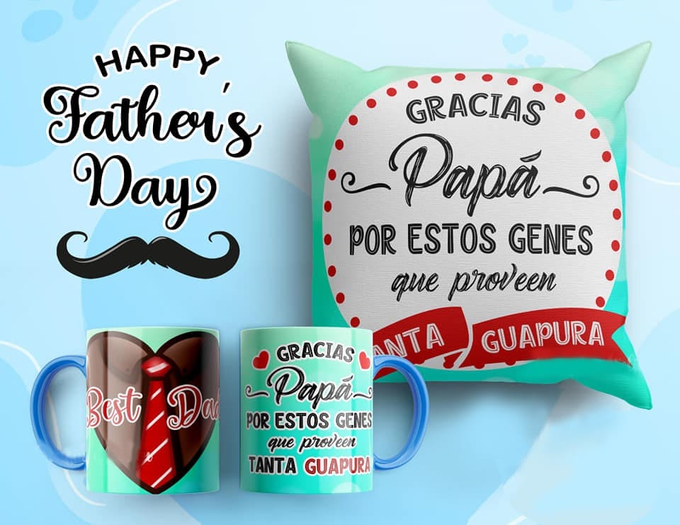 Feliz D A Del Padre Taza Almohadon Cojin Funda Crazy Cups Cr