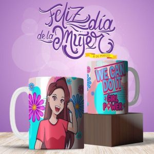 Feliz Dia De La Mujer 1- Tazas