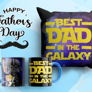 Feliz Día Del Padre 1 Taza Almohadon Cojin Funda