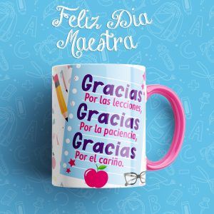 Feliz Día Maestros 1 Tazas
