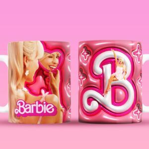 Barbie 3D Tazas