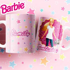 Barbie Profesiones Tazas 4