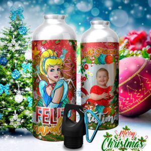 Navidad Princesas Botellas