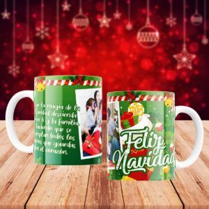 Navidad Saludos Tazas