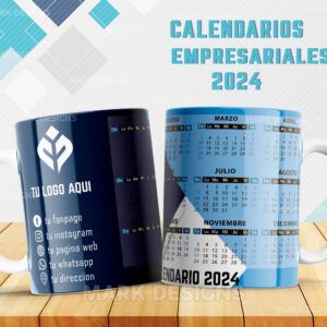 Tazas Calendario Para Empresa 2024