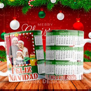 Tazas Calendario Año 2024 - 2