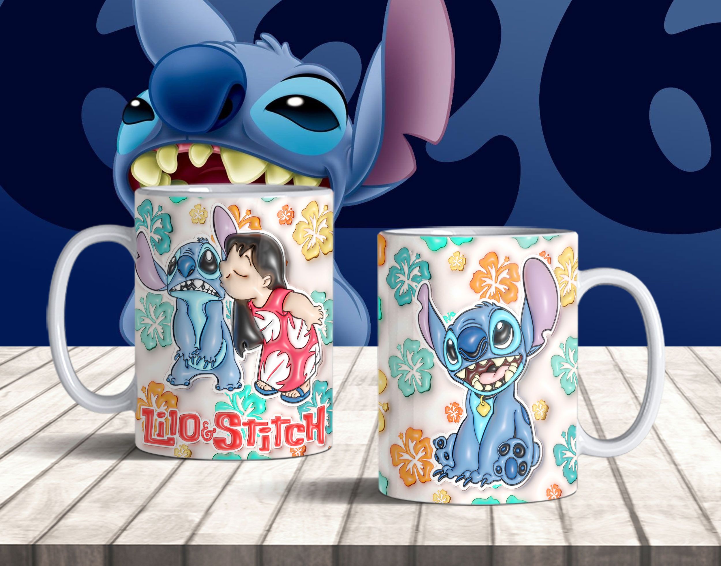 Lilo & Stitch - 02 Tazas 3D