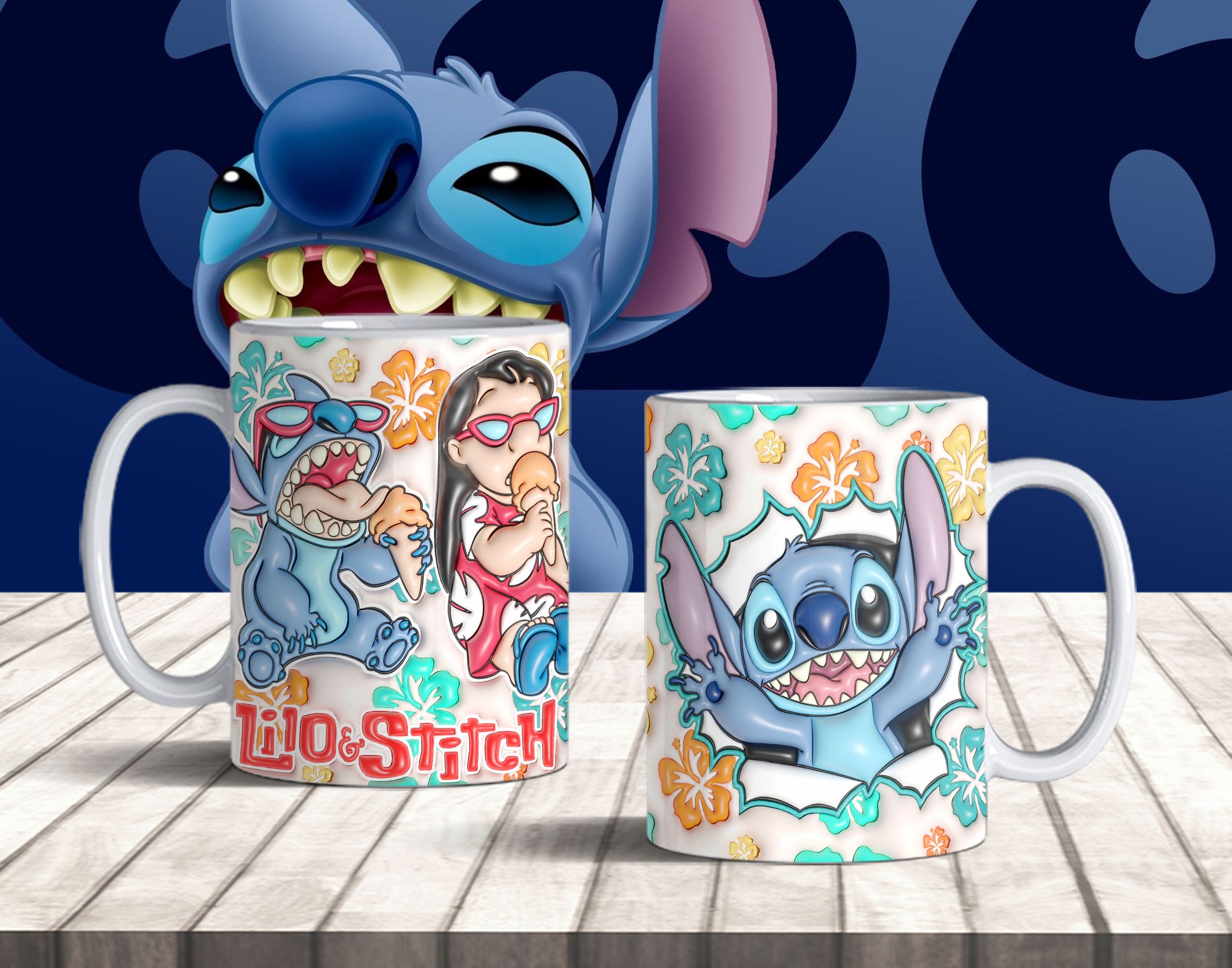 Lilo & Stitch - 02 Tazas 3D - Imagen 3