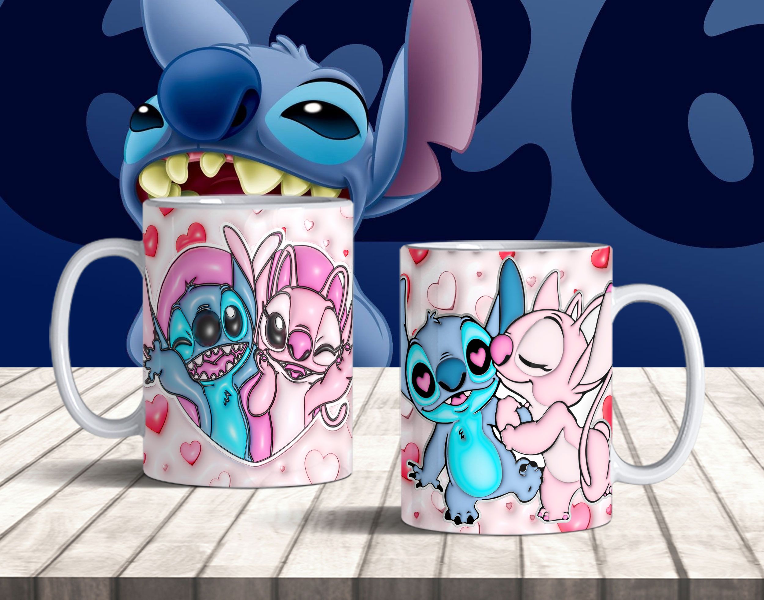 Lilo & Stitch - 02 Tazas 3D - Imagen 4
