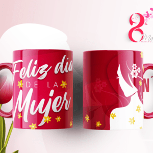 Dia De La Mujer 4 Tazas