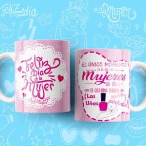 Dia De La Mujer 8 Tazas