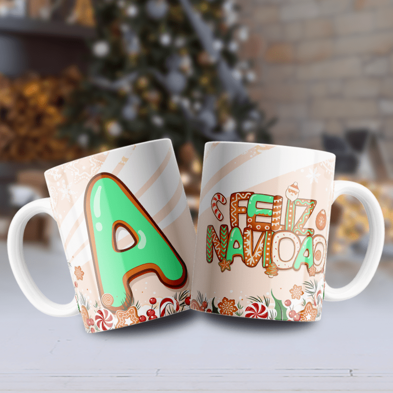 Galletas Abecedario Navidad - Tazas y Regalos Para Navidad En Costa Rica Crazy Cups.art Teléfono 6477 2244